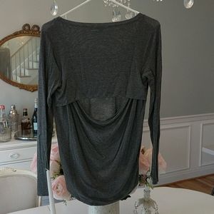 Splendid top medium grey shirt